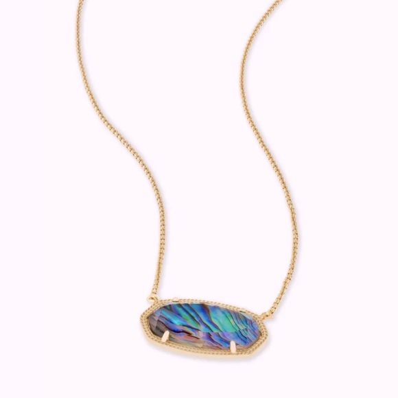Kendra Scott Jewelry - NWT Kendra Scott Delaney Pendant Necklace in Abalone Rose Gold